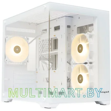 Корпус HSPD F330-TGBK-ARGB Black